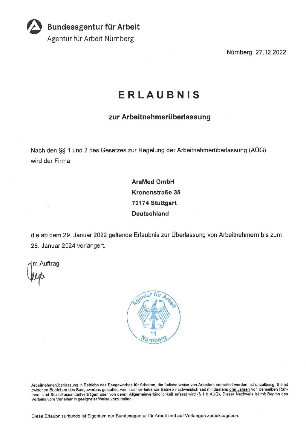 arbeitssuche erlaubnis